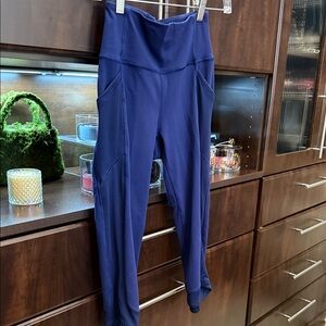Lululemon Athletica Navy High-Waisted Leggings